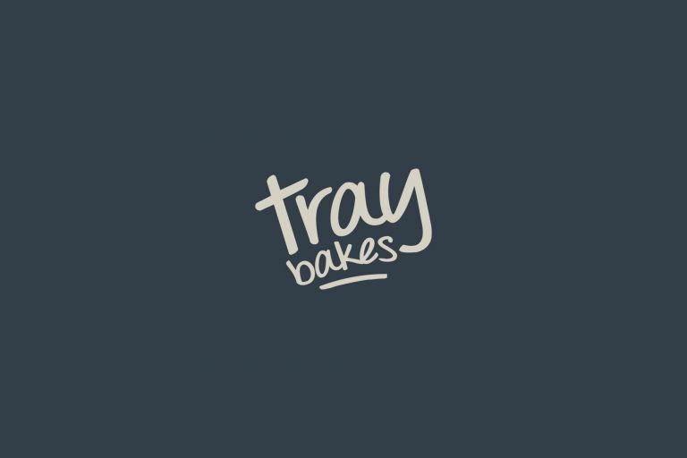 Traybakes logo design, business brand identity