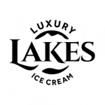 Lakes ice cream logo design