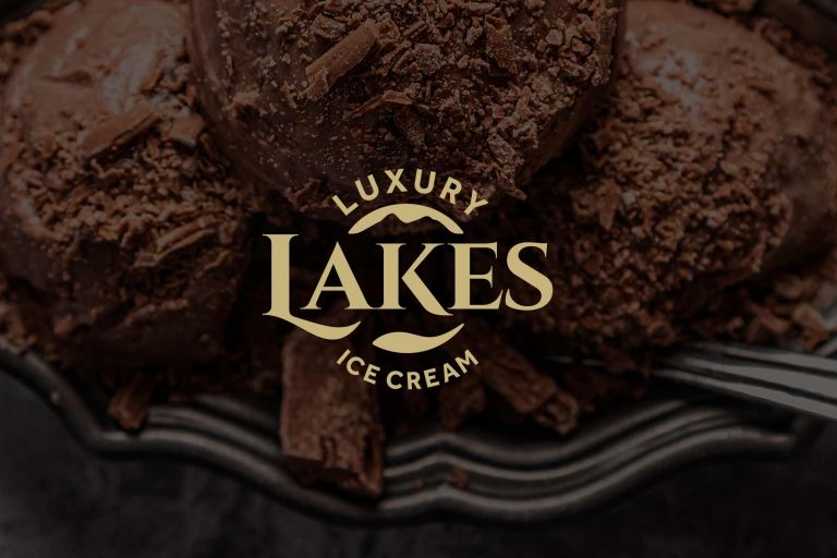 Lakes Ice Cream Packaging Design